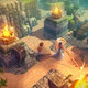Exploring ancient ruins in Oceanhorn.